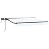 vidaXL Cornice per Tenda Manuale con LED 3,5 x 2,5 m