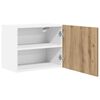 vidaXL Armadio pensile 2 pcs Rovere Artigiano e Bianco 50 x 31 x 40 cm