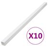 vidaXL Canalina per Cavi 60x60 mm 10 m in PVC
