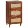 vidaXL Credenza Marrone 40 x 33,5 x 75 cm Legno di mango massello