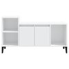 vidaXL Mobile Porta TV Bianco 100x35x55 cm in Legno Multistrato