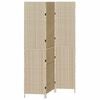 vidaXL Divider per stanze Beige 146 x 200 cm polyrattan