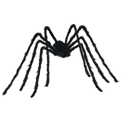 Decorazione ragno Halloween con ragnatele 2 pz nera e bianca 200 cm