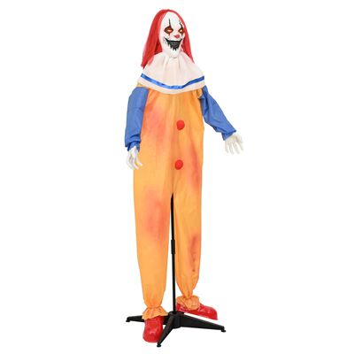 Pagliaccio Halloween spaventoso SPOOKA giallo e blu 126,5 x 180 cm