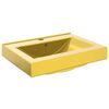 vidaXL Lavandino con Troppopieno 60x46x16 cm in Ceramica Oro