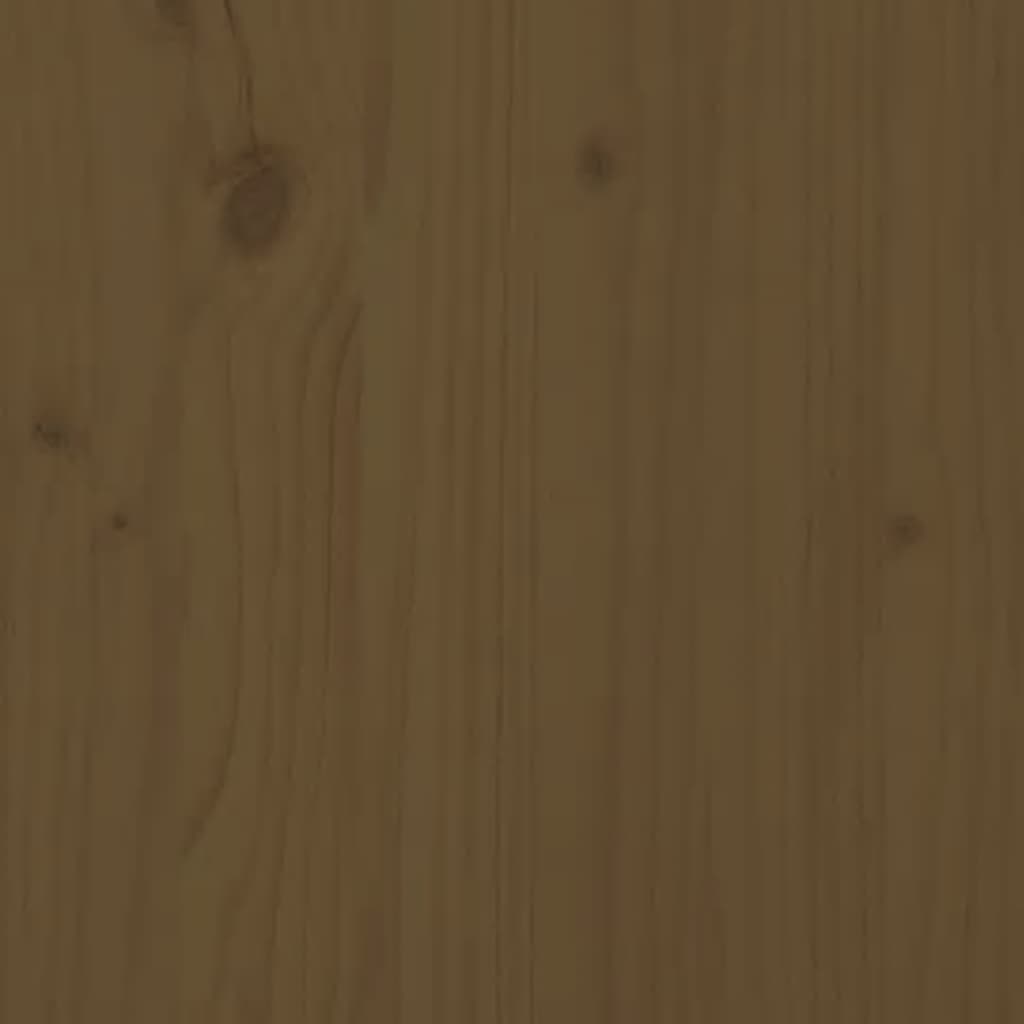 vidaXL Tavolo da Giardino Miele 82,5x82,5x76 cm Legno Massello di Pino