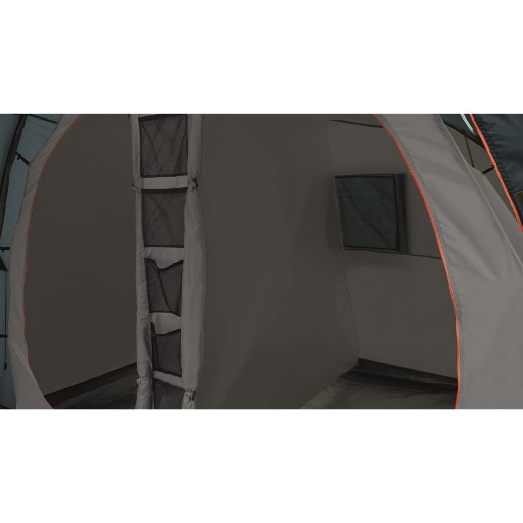 Easy Camp Tenda a Tunnel Galaxy 400 per 4 Persone Grigio Acciaio e Blu