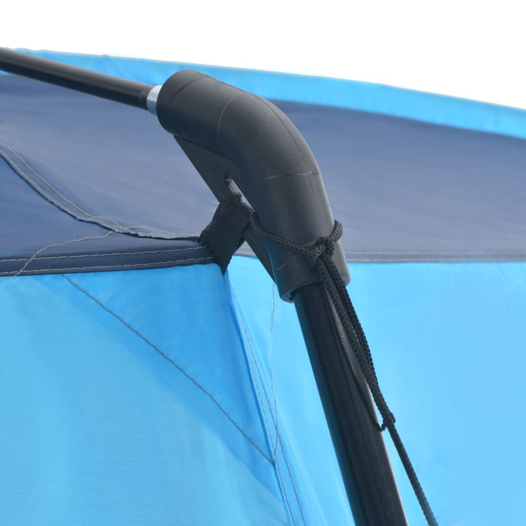 vidaXL Tenda per Piscina in Tessuto 590x520x250 cm Blu