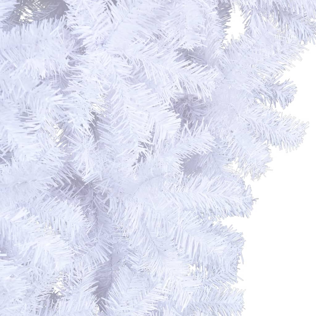 vidaXL Albero di Natale Artificiale Capovolto con Base Bianco 150 cm