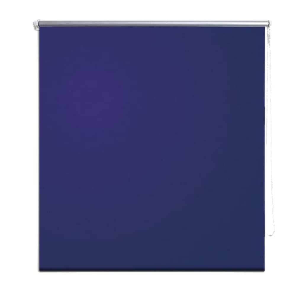 vidaXL Tenda a Rullo Oscurante 160 x 175 cm Blu Marino