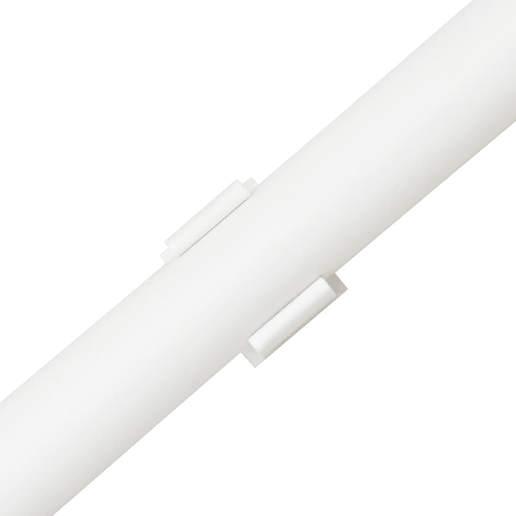 vidaXL Canaline per Cavi con Clip Ø16 mm 10 m in PVC