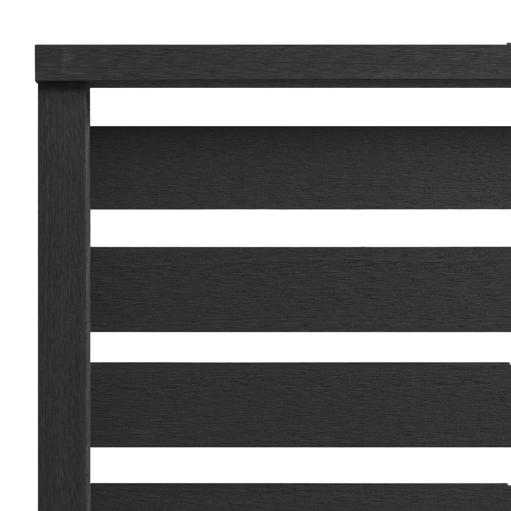 vidaXL Set Pannello di Recinzione in WPC 526x146 cm Marrone