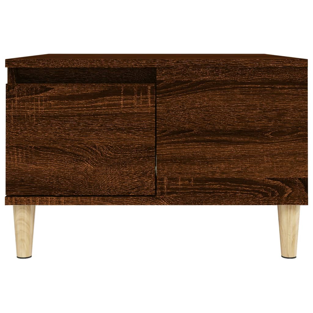 vidaXL Tavolino da Salotto Rovere Marrone 55x55x36,5 cm in Multistrato