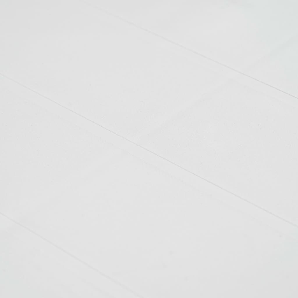 vidaXL Set Pranzo da Giardino 5 pz in Plastica Stile Rattan Bianco
