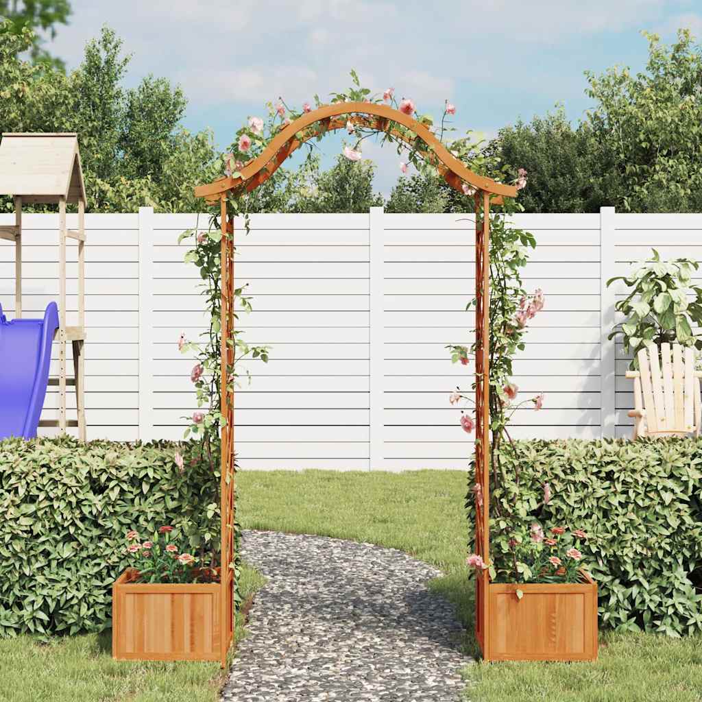 Fioriera | Supporto per Piante da Giardino a 5 Livelli 90x15x180 cm Legno Impregnato di Pino CFW52551 | Leroy Merlin