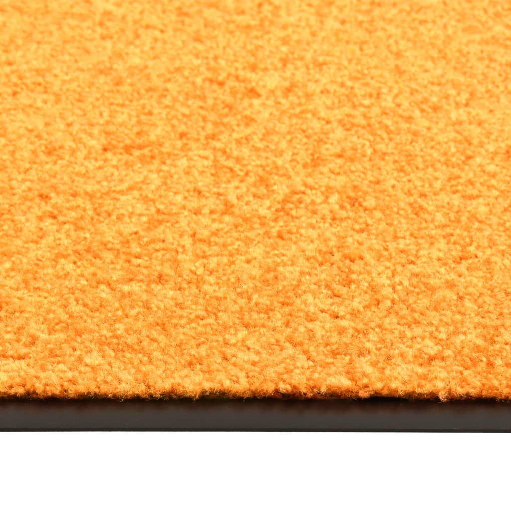 vidaXL Zerbino Lavabile Arancione 90x150 cm