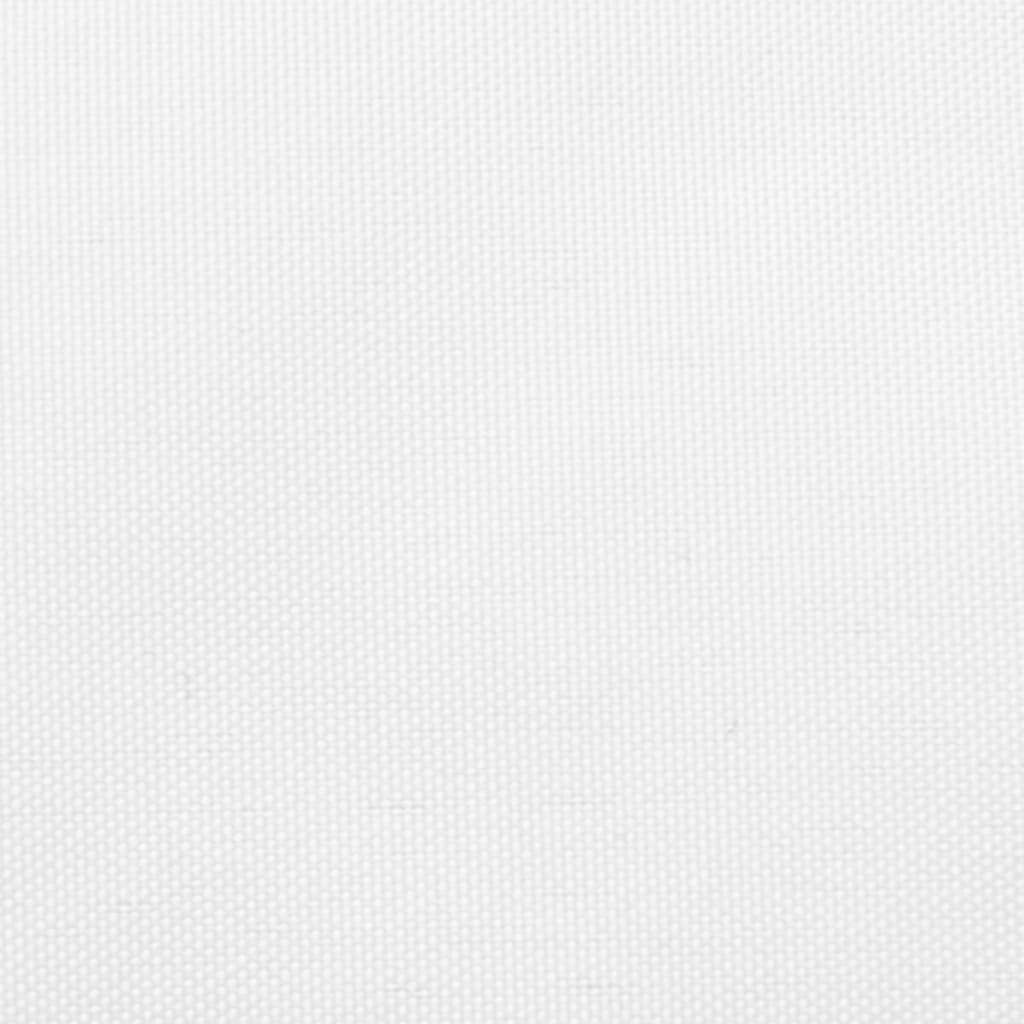 vidaXL Parasole a Vela in Tessuto Oxford Rettangolare 2,5x3 m Bianco