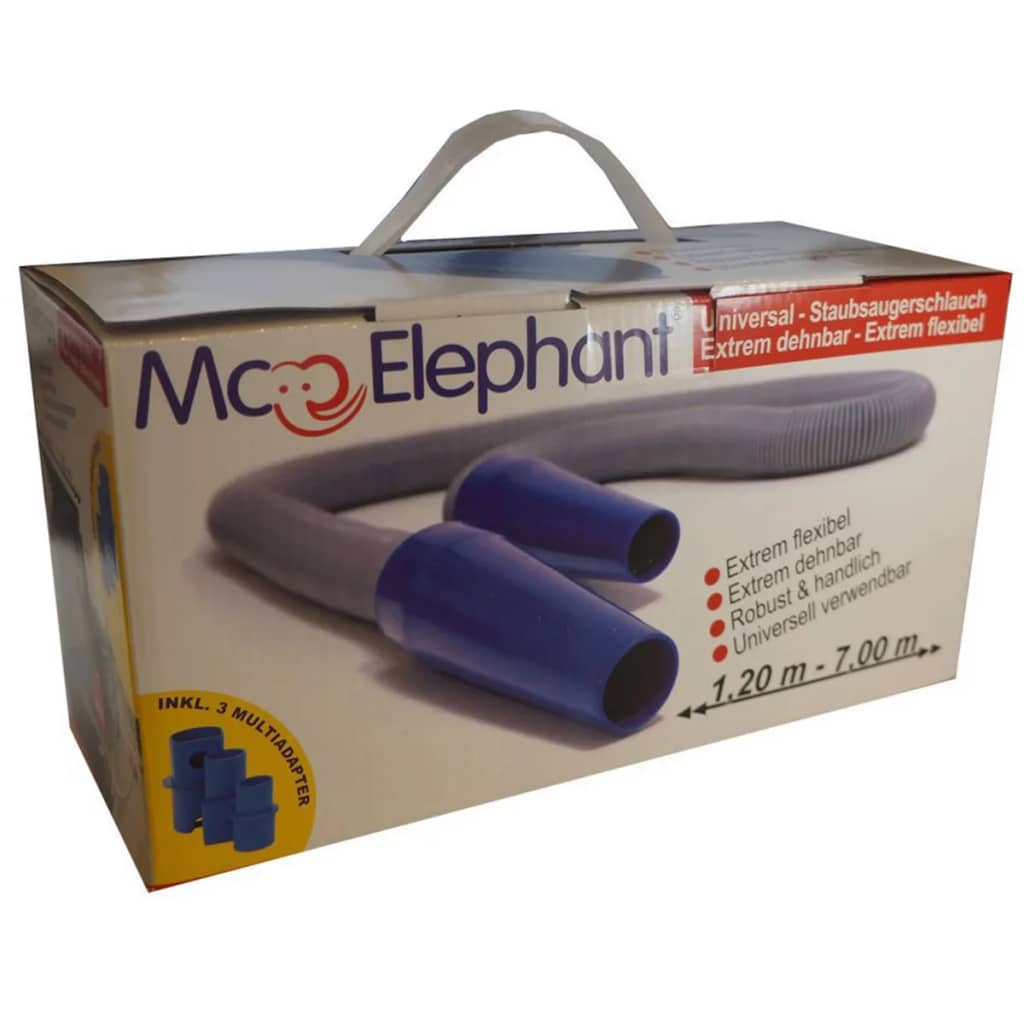 Mc Elephant Tubo di aspirazione estensibile Grigio 7 m