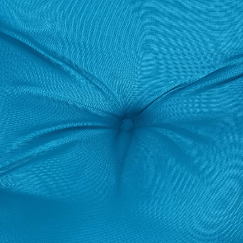 vidaXL Cuscino per Pallet Blu 50x50x12 cm in Tessuto