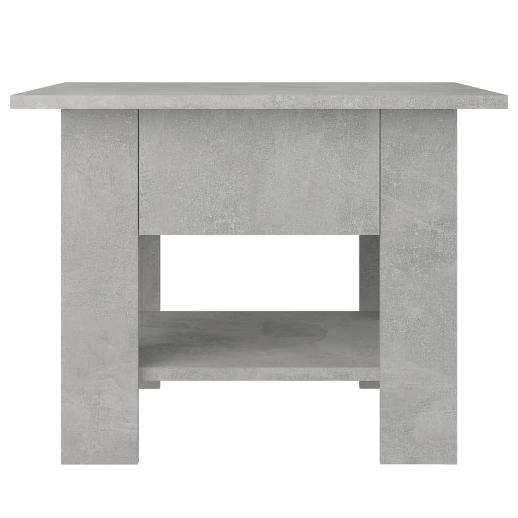 vidaXL Tavolino da Salotto Grigio Cemento 55x55x42 cm in Truciolato