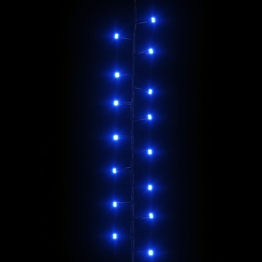vidaXL Stringa LED Compatta con 1000 Luci LED Blu 25 m PVC