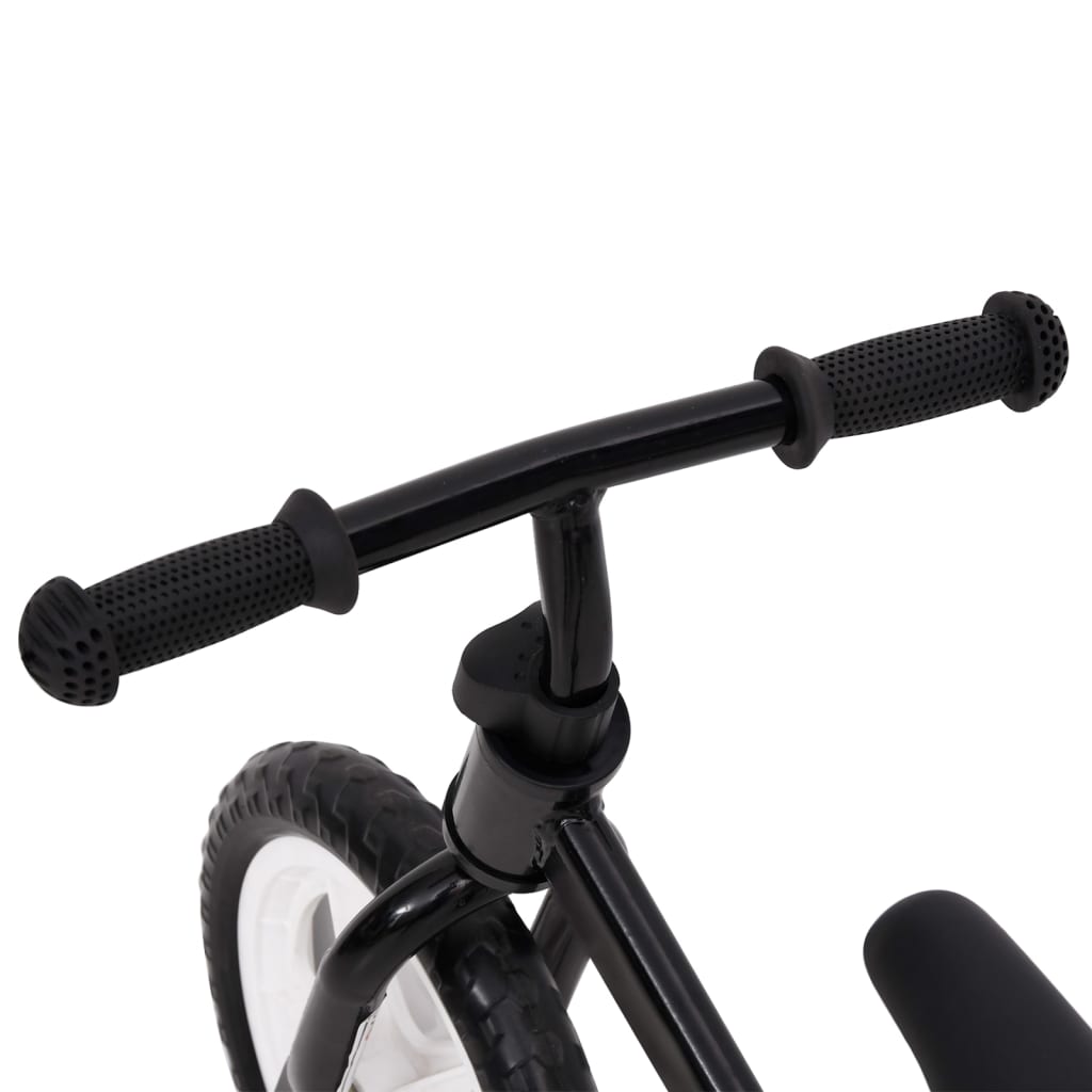 vidaXL Bicicletta Senza Pedali con Ruote da 11 Pollici Nera