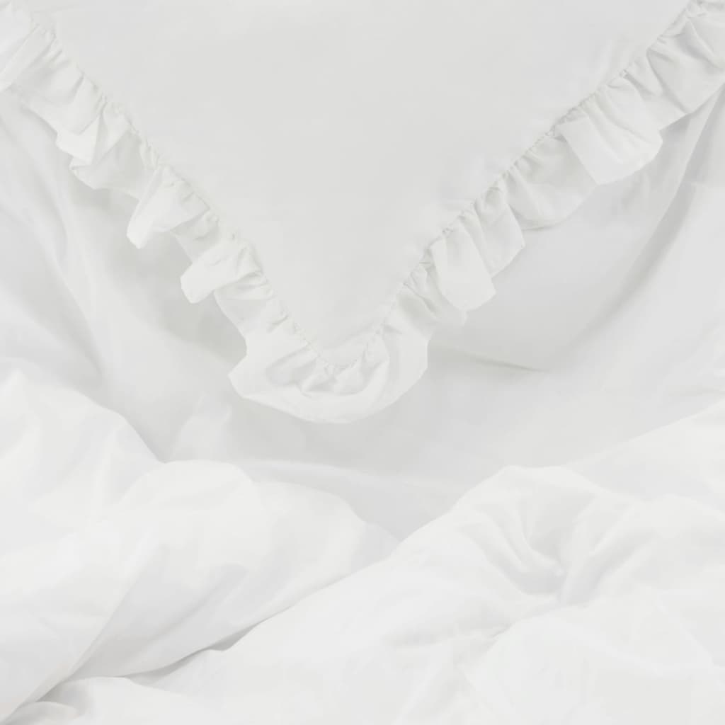 Venture Home Set da Letto Levi 220x240 cm Cotone Bianco