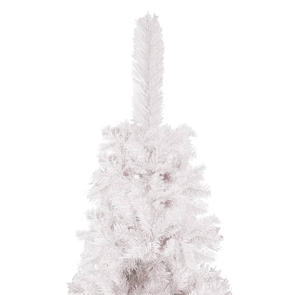 vidaXL Albero di Natale Sottile Bianco 180 cm