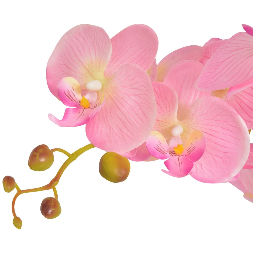 vidaXL Orchidea Artificiale con Vaso75 cm Rosa