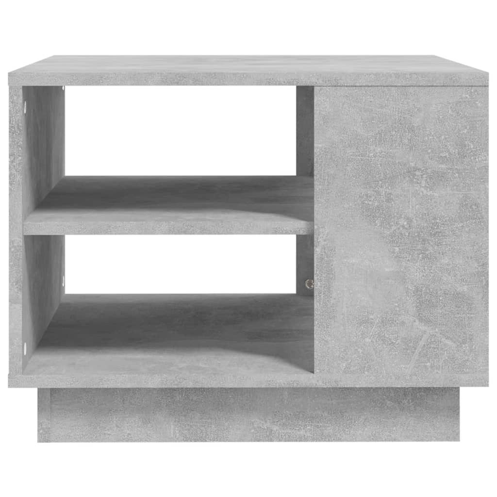 vidaXL Tavolino da Salotto Grigio Cemento 55x55x43 cm in Truciolato