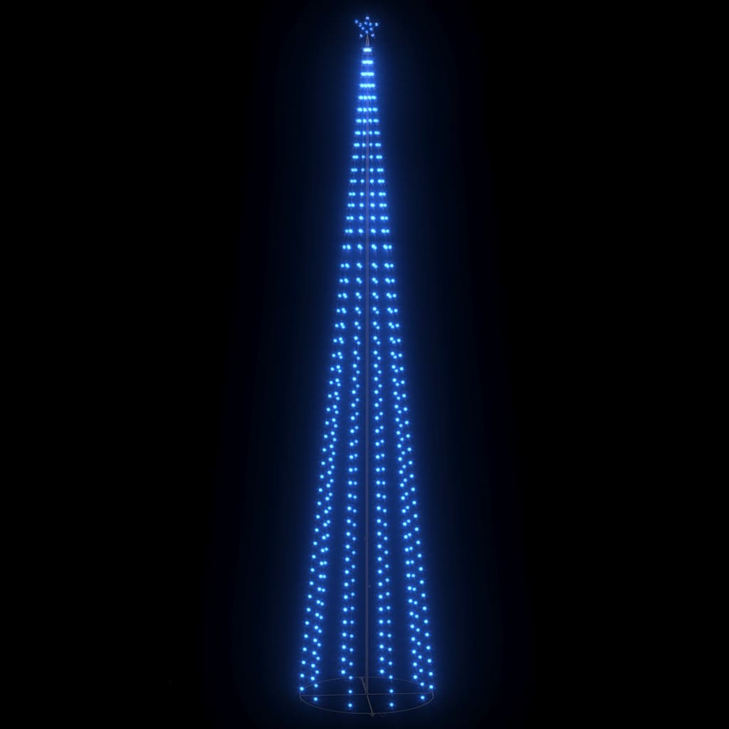 vidaXL Albero di Natale a Cono con 752 LED Blu 160x500 cm