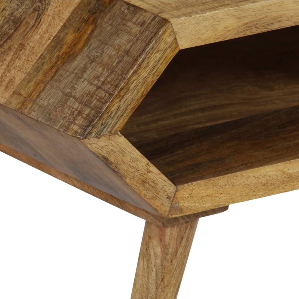 vidaXL Tavolino da Salotto in Legno Massello di Mango 104x50x45 cm