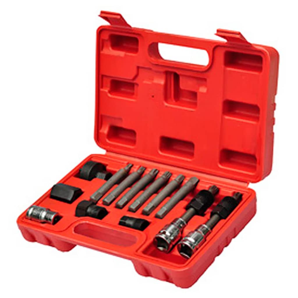 vidaXL Kit Candela Incandescenza 22 pz da 8 e 10 mm Candelette Attrezzi Auto