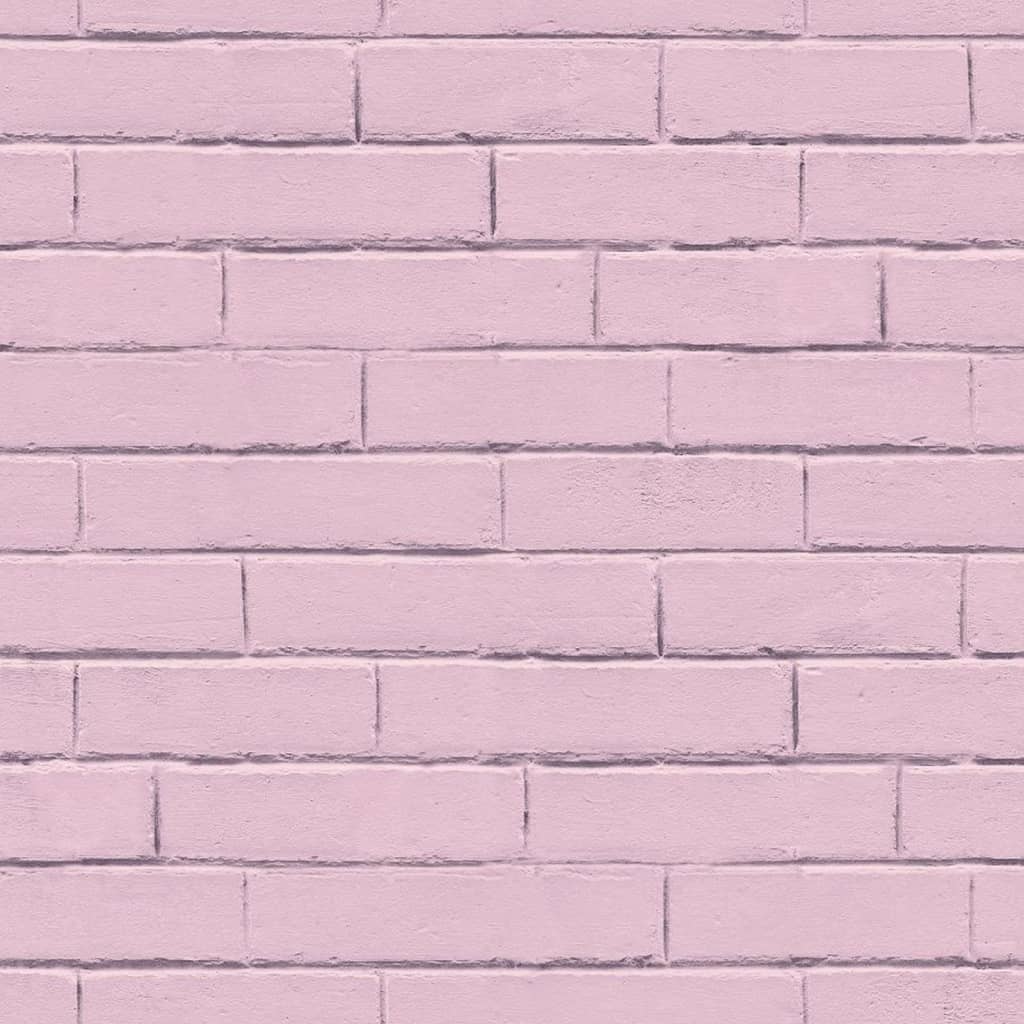 Noordwand Carta da Parati Good Vibes Brick Wall Rosa
