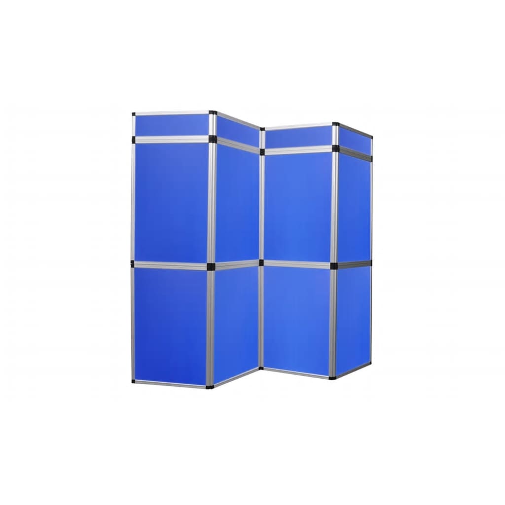 Pannello divisorio ufficio, espositore 240 x 200 cm. blu