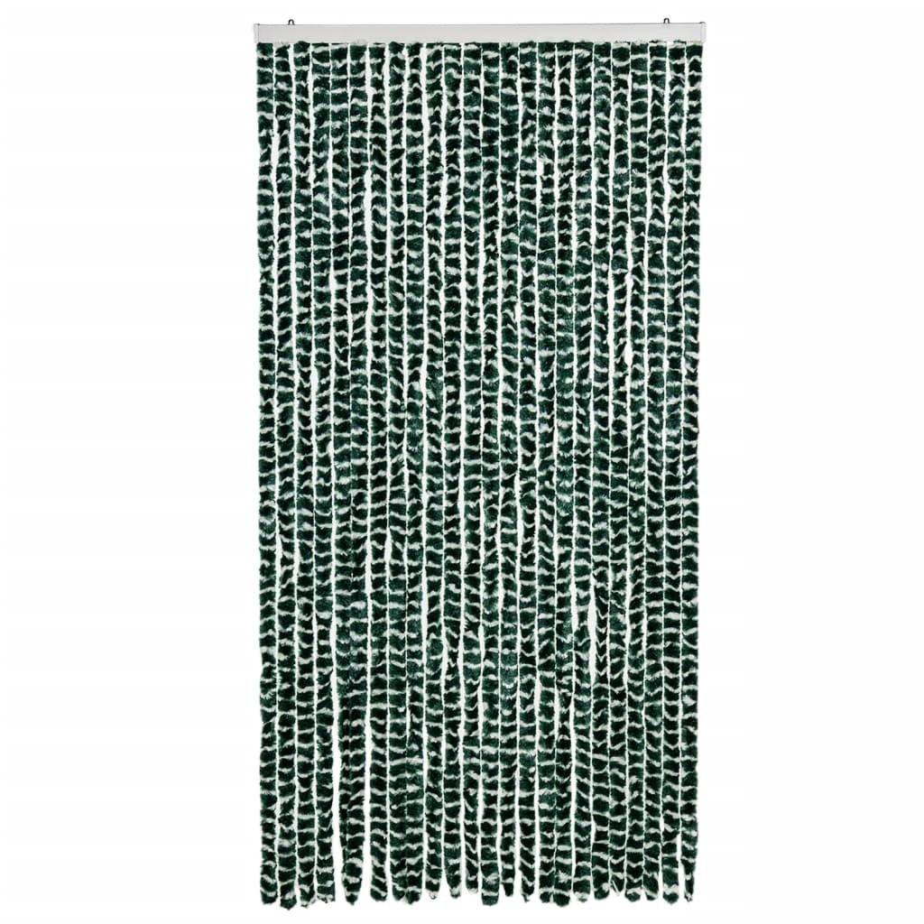 vidaXL Tenda Antimosche Verde e Bianca 100x200 cm in Ciniglia