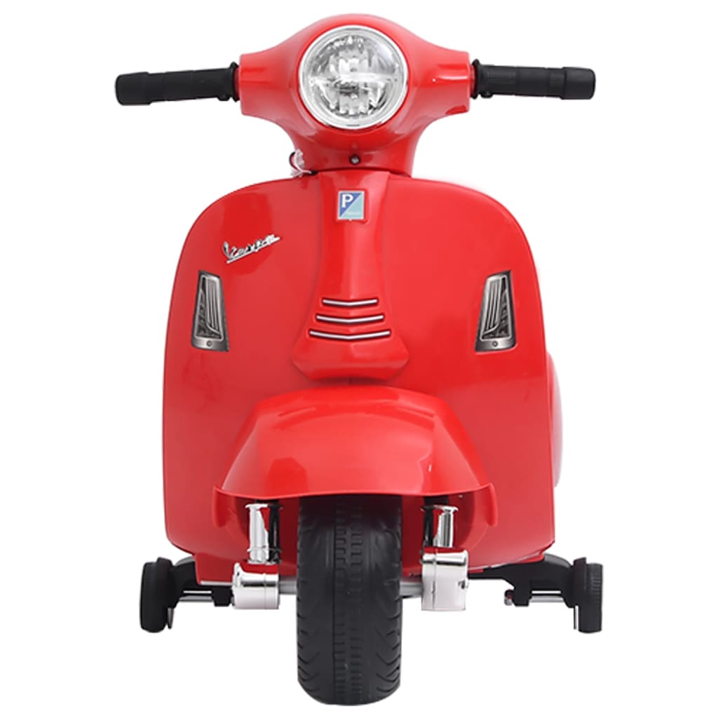 vidaXL Motocicletta per Bambini Elettrica Vespa GTS300 Rossa