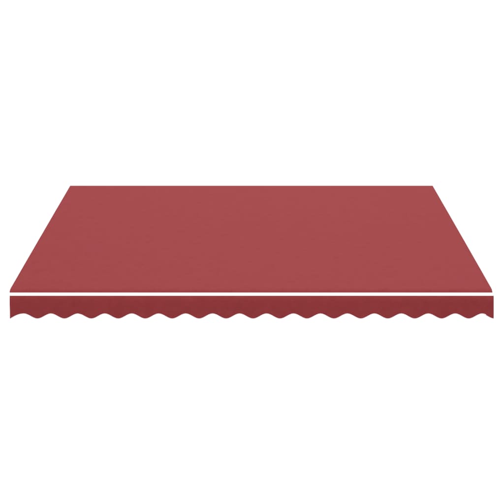 vidaXL Tessuto di Ricambio per Tenda da Sole Rosso Borgogna 4x3,5 m