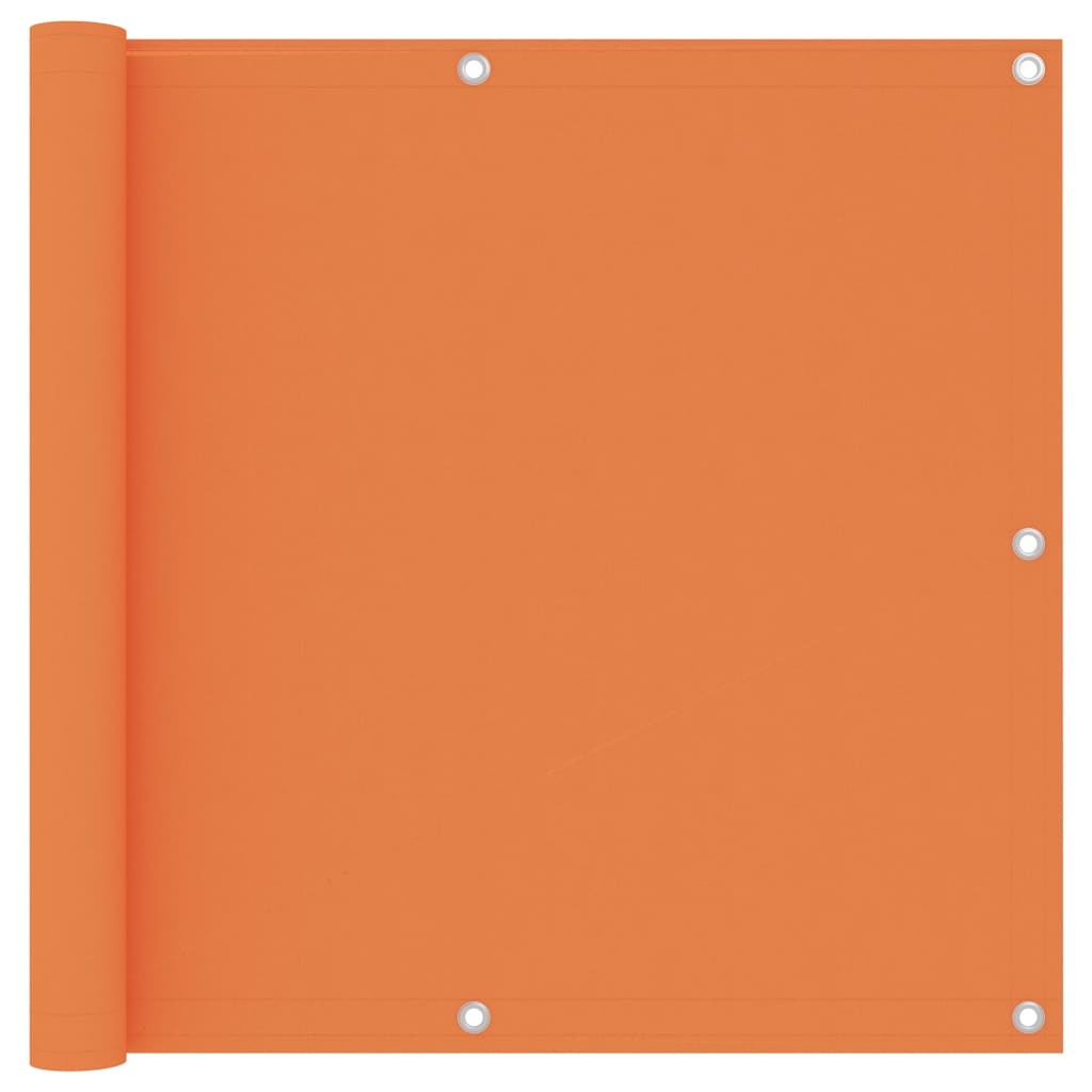 vidaXL Paravento da Balcone Arancione 90x600 cm in Tessuto Oxford