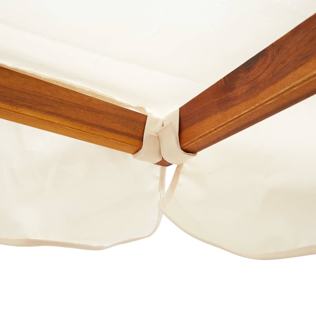 VIDAXL - Panchina da Giardino 130 cm in Legno Massello di Eucalipto