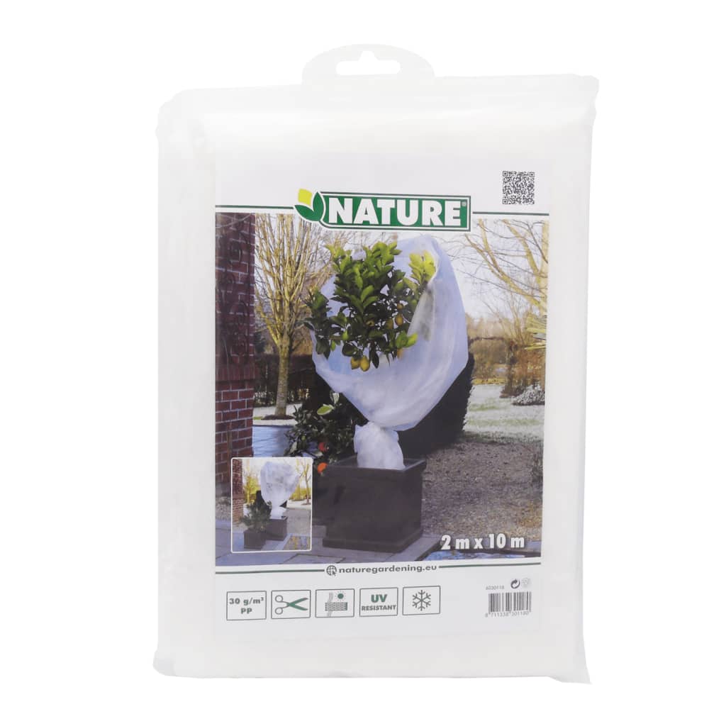Nature Copertura Antigelo per Piante in Pile 30 g/m² Bianco 2x10 m