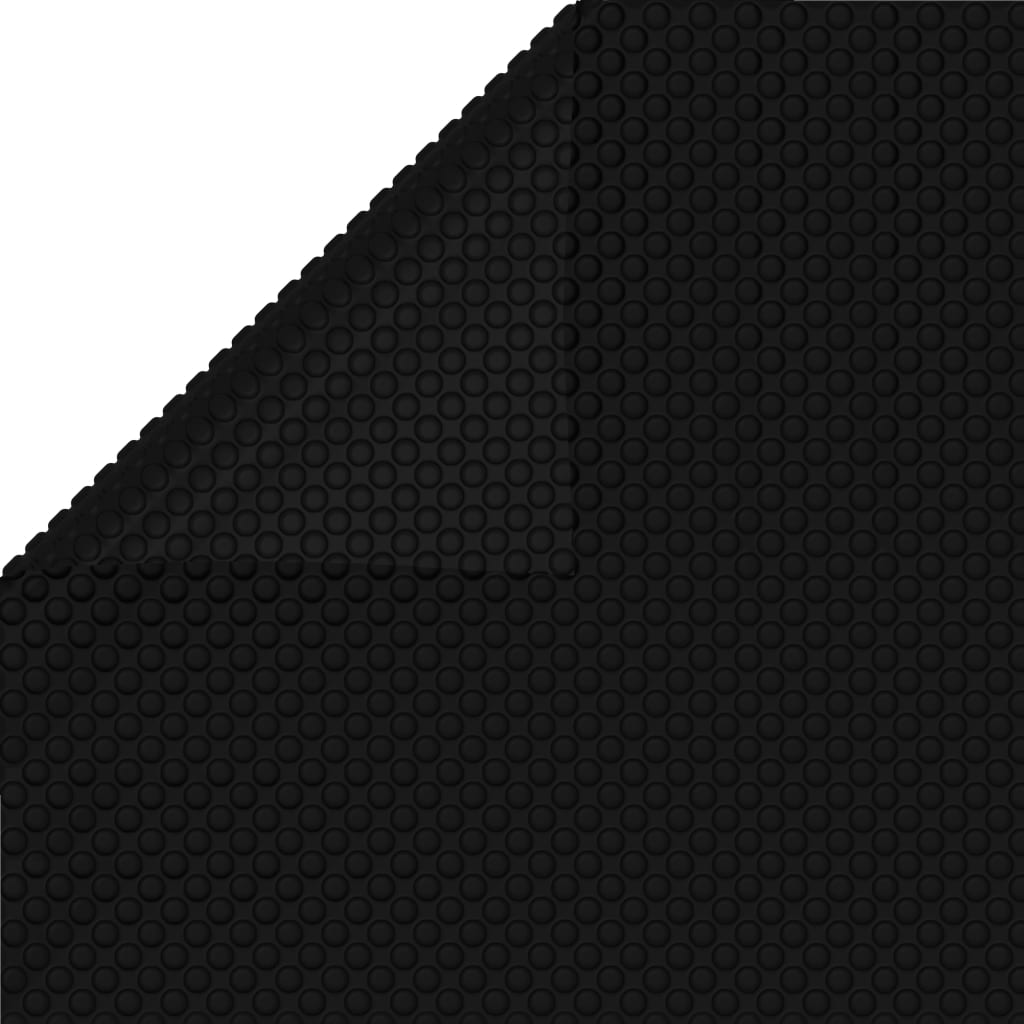 vidaXL Copertura per Piscina Nera 732x366 cm in PE