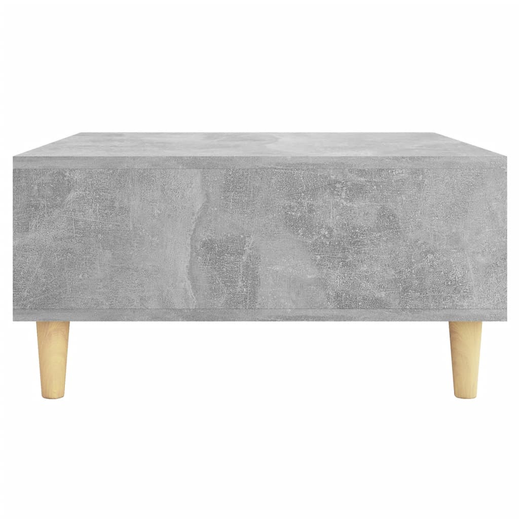 vidaXL Tavolino da Salotto Grigio Cemento 60x60x30cm Legno Multistrato