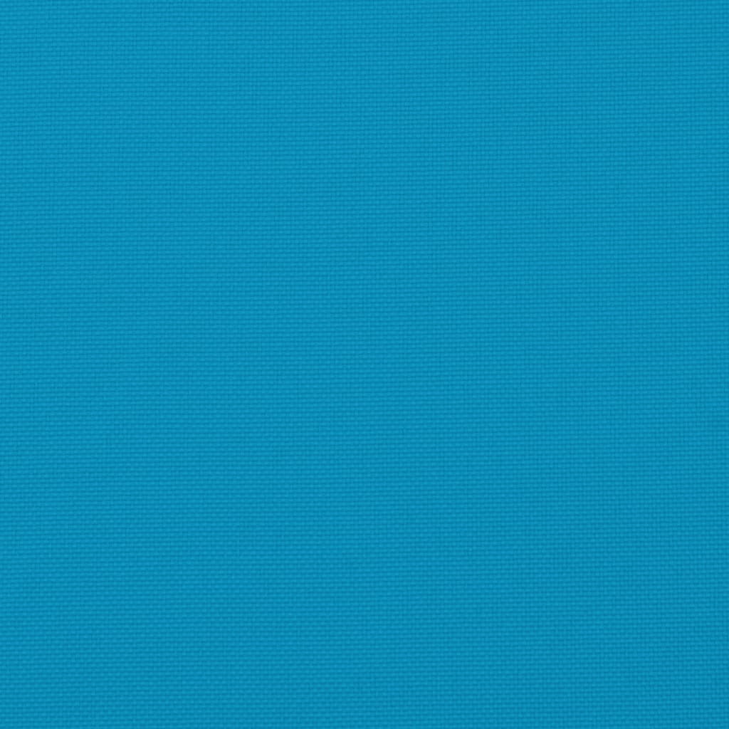 vidaXL Cuscini per Sedia 2 pz Azzurro 50x50x7 cm in Tessuto Oxford