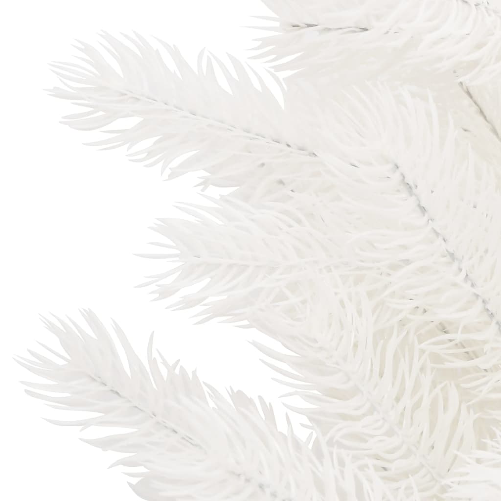 vidaXL Albero di Natale Preilluminato con Palline Bianco 65 cm