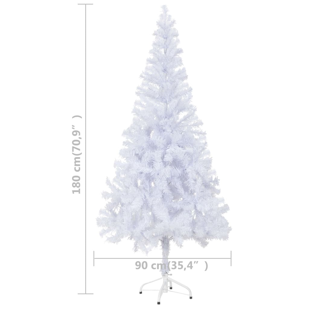 vidaXL Albero di Natale Artificiale con Supporto 180 cm 620 Rami