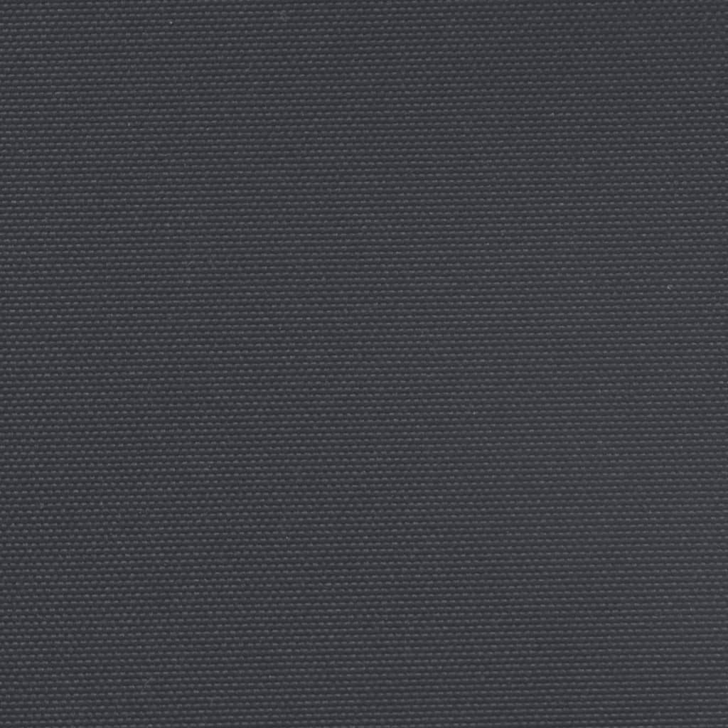 vidaXL Tenda da Sole Laterale Retrattile Nera 180x600 cm