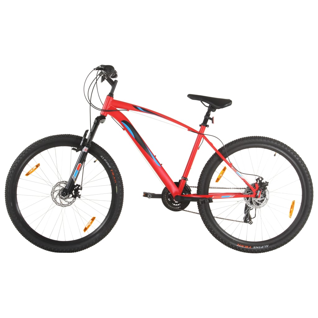 vidaXL Mountain Bike 21 Speed 29" Ruote 48 cm Rosso