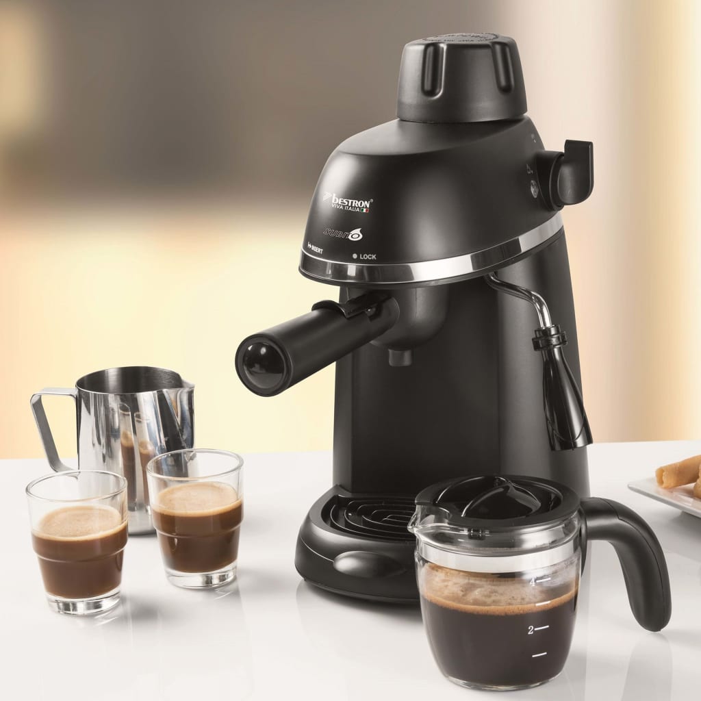 Bestron Macchina per Caffè Espresso AES800 800 W Nera