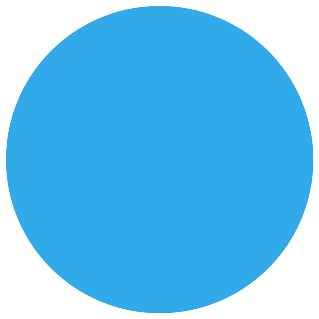 Telo Copripiscina Solare Copertura Rotonda PE 488 cm Blu
